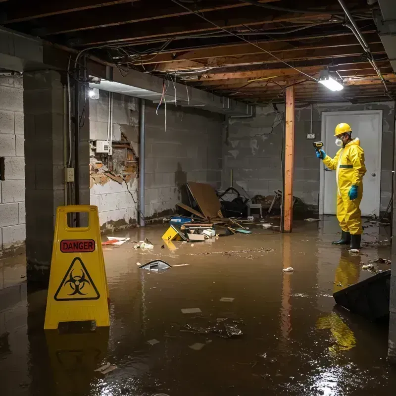 Flooded Basement Electrical Hazard in Keenesburg, CO Property